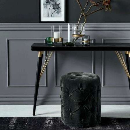 Contemporary & Modern Industrial Console Tables – Accessories For The Home For Black And Gold Console Tables (View 6 of 20)