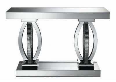 Contemporary Silver Sofa Table Express Furniture Outlet Intended For Metallic Silver Console Tables (View 13 of 20)