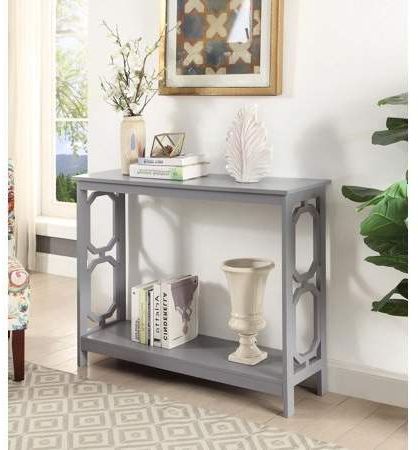 Convenience Concepts Omega Console Table – Walmart | Gray Console Intended For Modern Farmhouse Console Tables (Gallery 20 of 20)