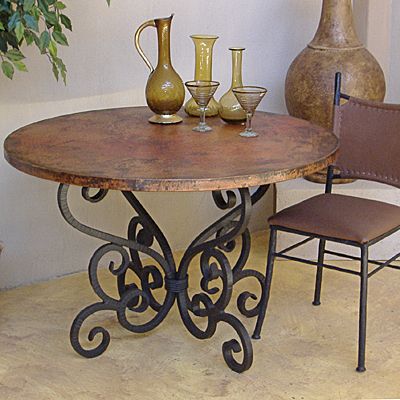 Copper Adds Eclectic Impact To Home Decor Regarding Aged Black Iron Console Tables (View 17 of 20)