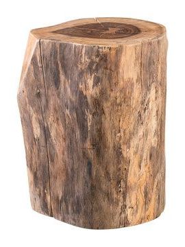 Cracked Stumpurbia At Gilt | Side Table, End Tables, Wood End Tables With Stone Wool With Wooden Legs Ottomans (View 18 of 20)
