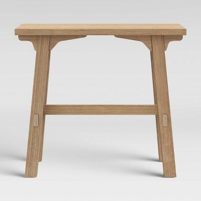 Creswell Wood Console Table Natural – Threshold™ : Target | Wood For Natural Wood Console Tables (View 8 of 20)