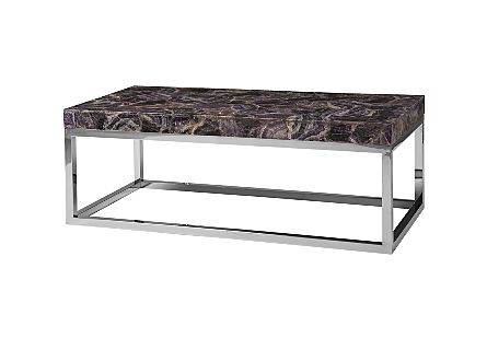 Criss Cross Coffee Table On Black Iron Legs Chamcha Wood With Aged Black Iron Console Tables (View 11 of 20)