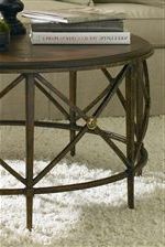 Cth Sherrill Occasional M50 M50 10 Wrought Iron Console Table | Design Pertaining To Round Iron Console Tables (View 4 of 20)