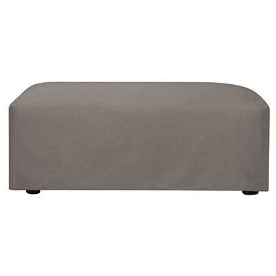 Delilah Gray Fabric Ottoman | City Furniture, Fabric Ottoman, Furniture Throughout Gray Fabric Oval Ottomans (View 16 of 20)