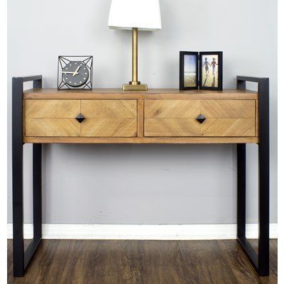 Delphine 2 Drawer Console Table | Console Table, Modern Entry Table In 2 Drawer Oval Console Tables (View 2 of 20)