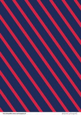 Diagonal Stripes (navy & Red) – Cup233224 1119 | Craftsuprint Intended For Navy Blue And White Striped Ottomans (View 5 of 20)