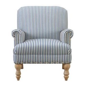 Dorel Joy Blue Accent Chair Fh7902 Bl – The Home Depot With Blue And Gold Round Side Stools (View 6 of 20)