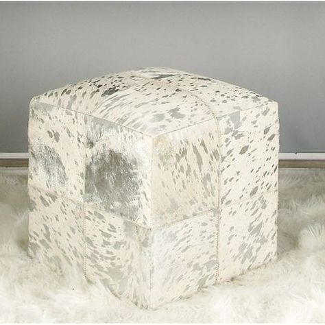 Eggshell White Square Ottoman With Chic Cube Silhouette And Elegant With Regard To White And Blush Fabric Square Ottomans (Gallery 20 of 20)