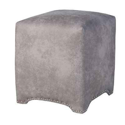 Emma Cube Ottoman In Premier Dove Crafted With Solid Wood Spot Clean With Beige Solid Cuboid Pouf Ottomans (Gallery 20 of 20)