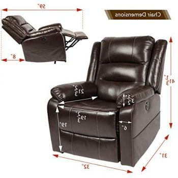 Esright Power Lift Chair Faux Leather Electric Recliner For Elderly With Black Faux Leather Usb Charging Ottomans (View 5 of 20)