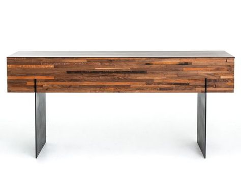Ethan Console Table In Black Walnutbd Studio | Reclaimed Wood Throughout Dark Walnut Console Tables (View 5 of 20)