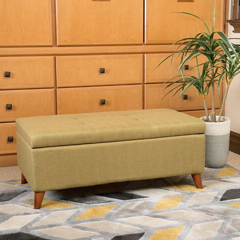 Etoney Contemporary Fabric Storage Ottoman In 2020 | Fabric Storage Throughout Fabric Storage Ottomans (View 2 of 20)
