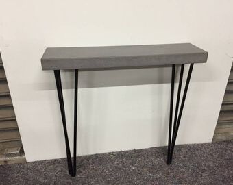 Etsy :: Your Place To Buy And Sell All Things Handmade With Regard To Modern Concrete Console Tables (View 7 of 20)