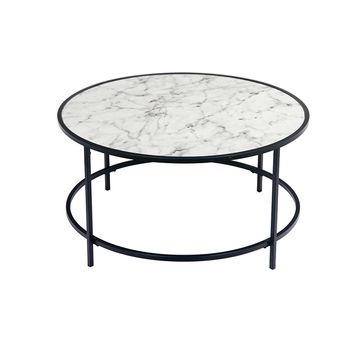 European Industrial Simple Round Marble Console Table,onyx Center Table Pertaining To Marble Console Tables (View 6 of 20)