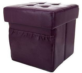Faux Leather Tufted Ottoman W/ Side Pocket & Printed Trayvalerie Regarding Gold Faux Leather Ottomans With Pull Tab (View 12 of 20)