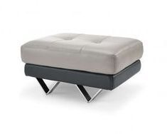 Features: Top Grain Full Leather Solid Wood Frame Chrome Stainless Regarding Chrome Metal Ottomans (View 13 of 20)