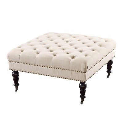 Find Product Information, Ratings And Reviews For Isabelle Square Throughout White Wool Square Pouf Ottomans (View 16 of 20)