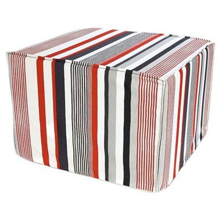 Found It At Wayfair – Siggi Stripes Cotton Cube Ottoman | Ottoman With Stripe Black And White Square Cube Ottomans (Gallery 19 of 20)