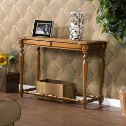 Fredricksburg Pecan Sofa Table – Overstock – 5275102 Within Warm Pecan Console Tables (View 10 of 20)
