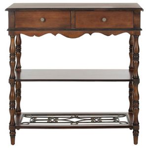 French Country 2 Drawer Hall Table – Traditional – Console Tables – Intended For 2 Drawer Oval Console Tables (Gallery 19 of 20)
