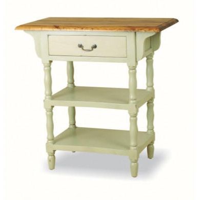 French Painted 1 Drawer 2 Shelf Console Table – Pale Mint | Jaxworks With 2 Shelf Console Tables (View 13 of 20)