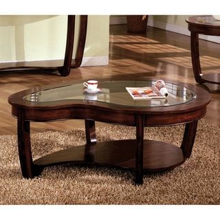 Furniture Of America Coffee, Sofa & End Tables – Overstock Shopping Intended For Espresso Wood And Glass Top Console Tables (View 8 of 20)