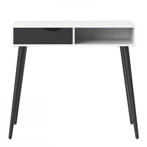 Furniture To Go Oslo Console Table With 1 Drawer & 1 Shelf In White And For 1 Shelf Console Tables (Gallery 20 of 20)