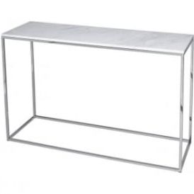 Fusion Living | Console Tables Intended For Metallic Silver Console Tables (View 11 of 20)