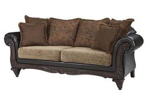Garroway Russet And Chocolate Sofa | Traditional Sofa, Coaster Pertaining To Cocoa Console Tables (View 17 of 20)