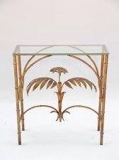 Gilded Iron Palm Tree Console Table : On Antique Row – West Palm Beach With Regard To Antique Silver Metal Console Tables (Gallery 19 of 20)
