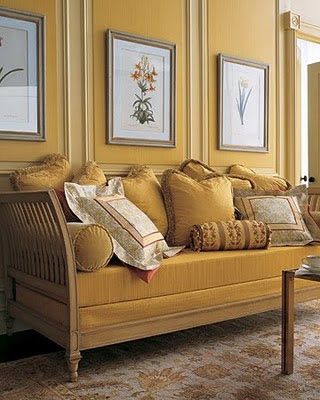 Gin'gilli's Vintage Home: Decorating With Fall Colors Inside Yellow And Black Console Tables (View 8 of 20)