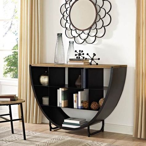 Gladden Stand In Black – Lifestyle | Entryway Console Table, Furniture Inside Matte Black Console Tables (View 4 of 20)