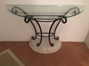 Glass Entry Console Table | Buffets & Side Tables | Gumtree Australia With Regard To Glass And Pewter Console Tables (Gallery 19 of 20)