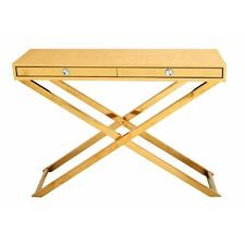 Gold Console & Sofa Tables You'll Love | Wayfair Within Silver Stainless Steel Console Tables (View 1 of 20)