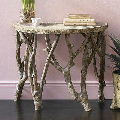 Good, Better, Best: Branch/root Console Tables | Popsugar Home For Antique Blue Wood And Gold Console Tables (View 7 of 20)