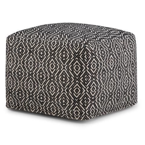 Graham Square Pouf (with Images) | Square Pouf, Wyndenhall, Pouf Throughout White And Blush Fabric Square Ottomans (View 18 of 20)