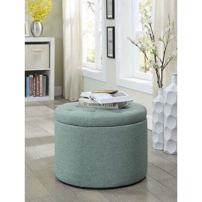 Green Ottomans & Poufs You'll Love In 2020 | Wayfair For Green Fabric Oversized Pouf Ottomans (View 10 of 20)