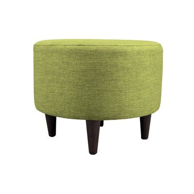 Green Round Ottomans & Poufs You'll Love | Wayfair In Green Pouf Ottomans (View 17 of 20)