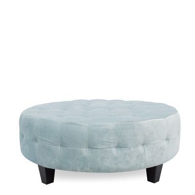Halifax Ottoman In Teal (View 3 of 20)