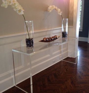 Hand Crafted Acrylic Entryway / Console Table In  (View 17 of 20)