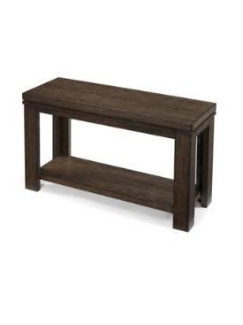 Harbridge Transitional Warm Nutmeg Wood Rectangular Sofa Table | Coffee In Warm Pecan Console Tables (View 17 of 20)