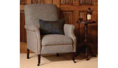 Harris Tweed Skye | Sofa Design, Chair Fabric, Sprung Sofa For Royal Blue Round Accent Stools With Fringe Trim (View 6 of 20)