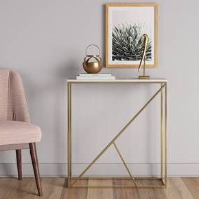 Highfield Console Table White Marble/brass – Project 62 : Target Throughout White Marble Console Tables (Gallery 19 of 20)