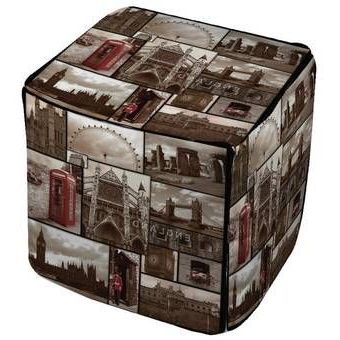 Highland Dunes Hadley Weathered Storage Ottoman & Reviews | Pouf With Weathered Wood Ottomans (View 11 of 20)
