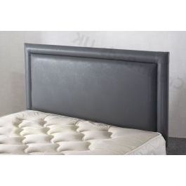 Home Deco Centre Bumper Frenzy Faux Leather Headboard All Sizes Various Regarding Black Faux Leather Usb Charging Ottomans (View 15 of 20)