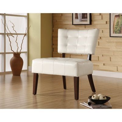 Homelegance Warner Accent Chair In White – Efurniture Mart | White Intended For White Textured Round Accent Stools (View 12 of 20)