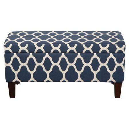 Homepop Large Storage Bench, Multiple Colors Size: 36\inchwx16\inchd In Multi Color Fabric Storage Ottomans (View 13 of 20)