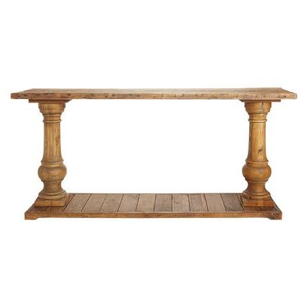 Hudson 71" Rectangle Console Table In Natural | Arhaus Furniture For Wood Rectangular Console Tables (View 6 of 20)