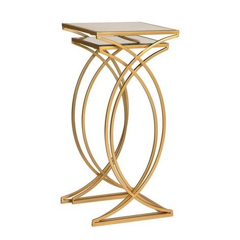 Huguenot 2 Piece Nesting Tables | Nesting Tables, Console Table, Table With Nesting Console Tables (View 10 of 20)